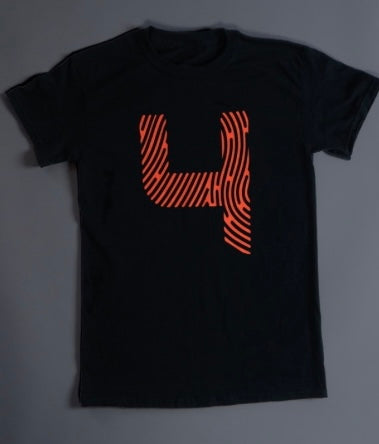 Leg4cy black&red Four shirt